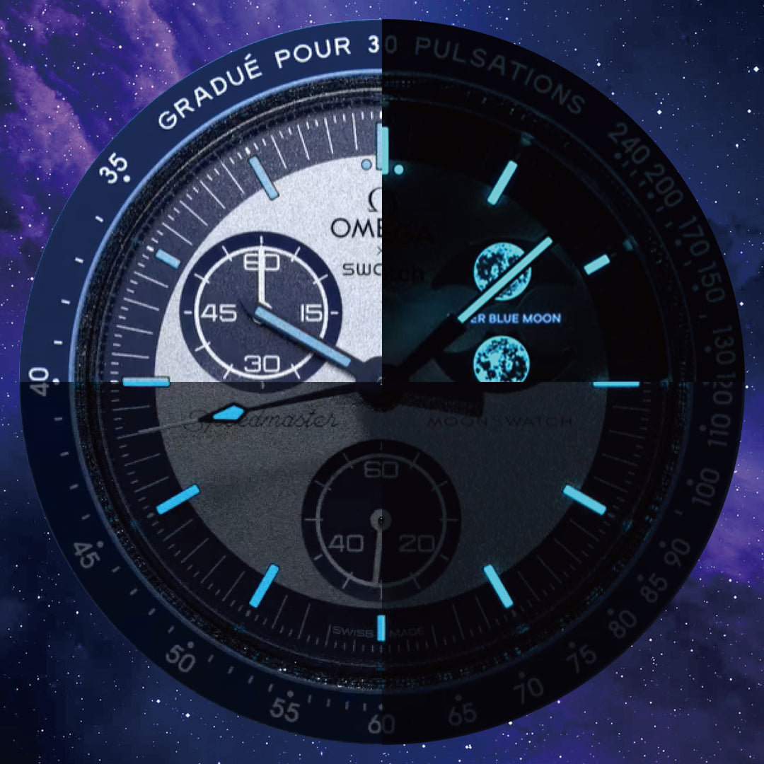 Swatch 斯沃琪 X Omega 歐米茄 「MISSION TO THE SUPER BLUE MOONPHASE」點亮夜晚的宇宙星空！