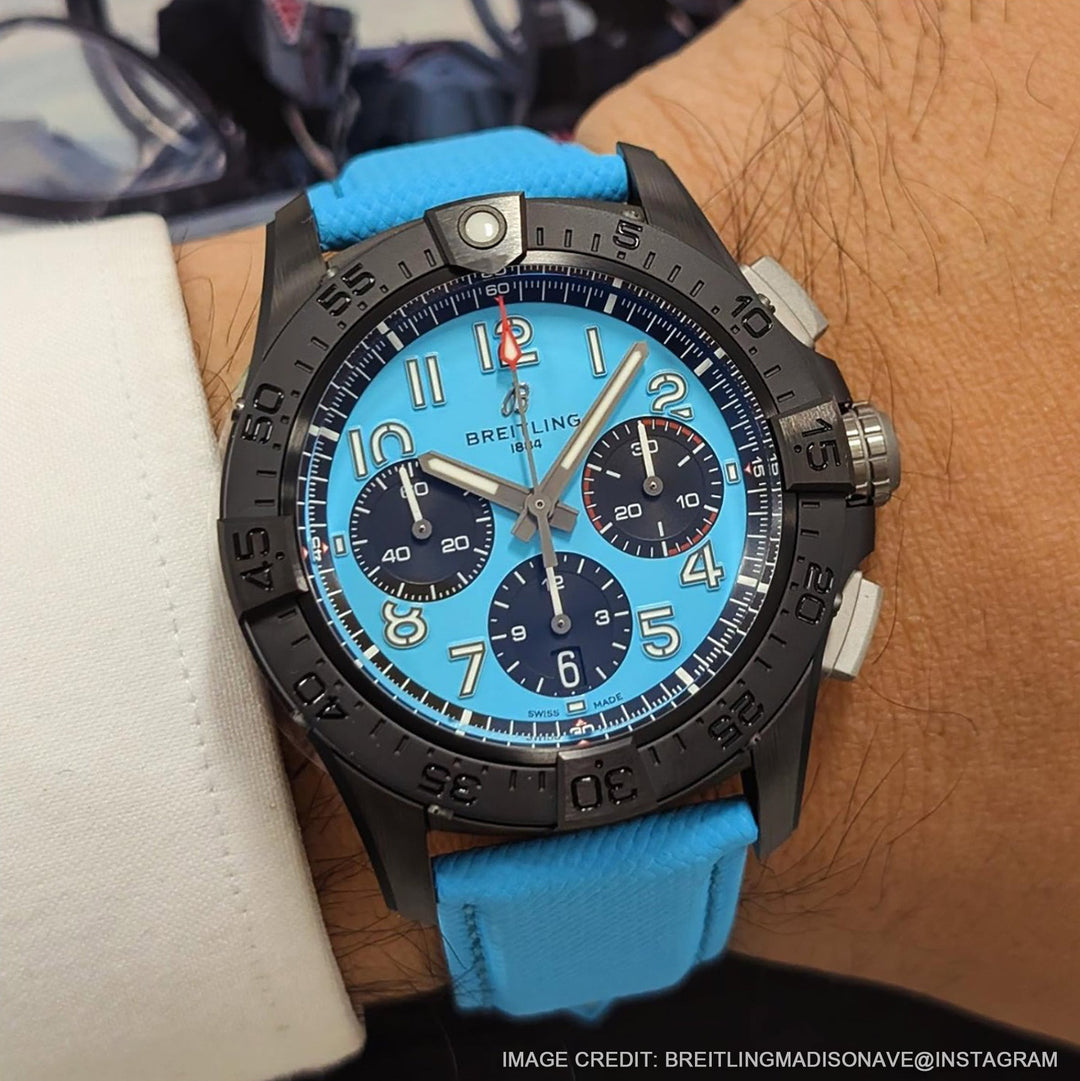 Breitling百年靈 Avenger B01 Chronograph 42 Night Mission 評測｜新款軍事風格復仇者夜間任務計時腕錶