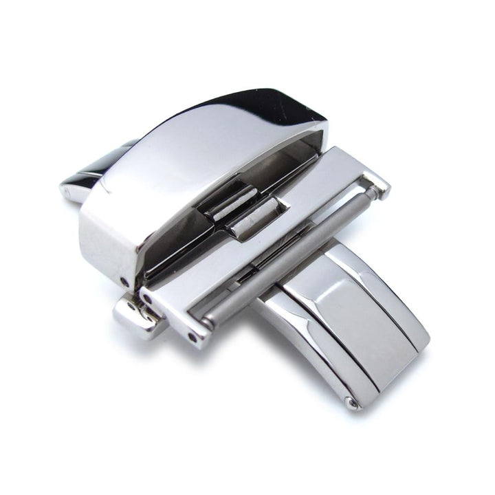 22mm, 24mm Stainless Steel Double Deployment Buckle / Clasp - Taikonaut