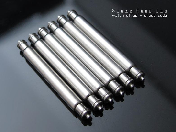 3 pairs Heavy Duty Double Shoulder Spring Bar Dia. 2.0mm (18, 20, 21, 22 or 24 mm) - Taikonaut