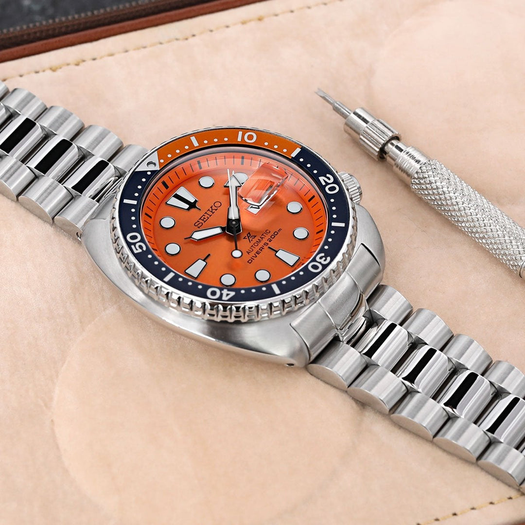 Seiko Prospex SRPC95K1 Divers Watch Limited Edition Orange New Turtle 200m