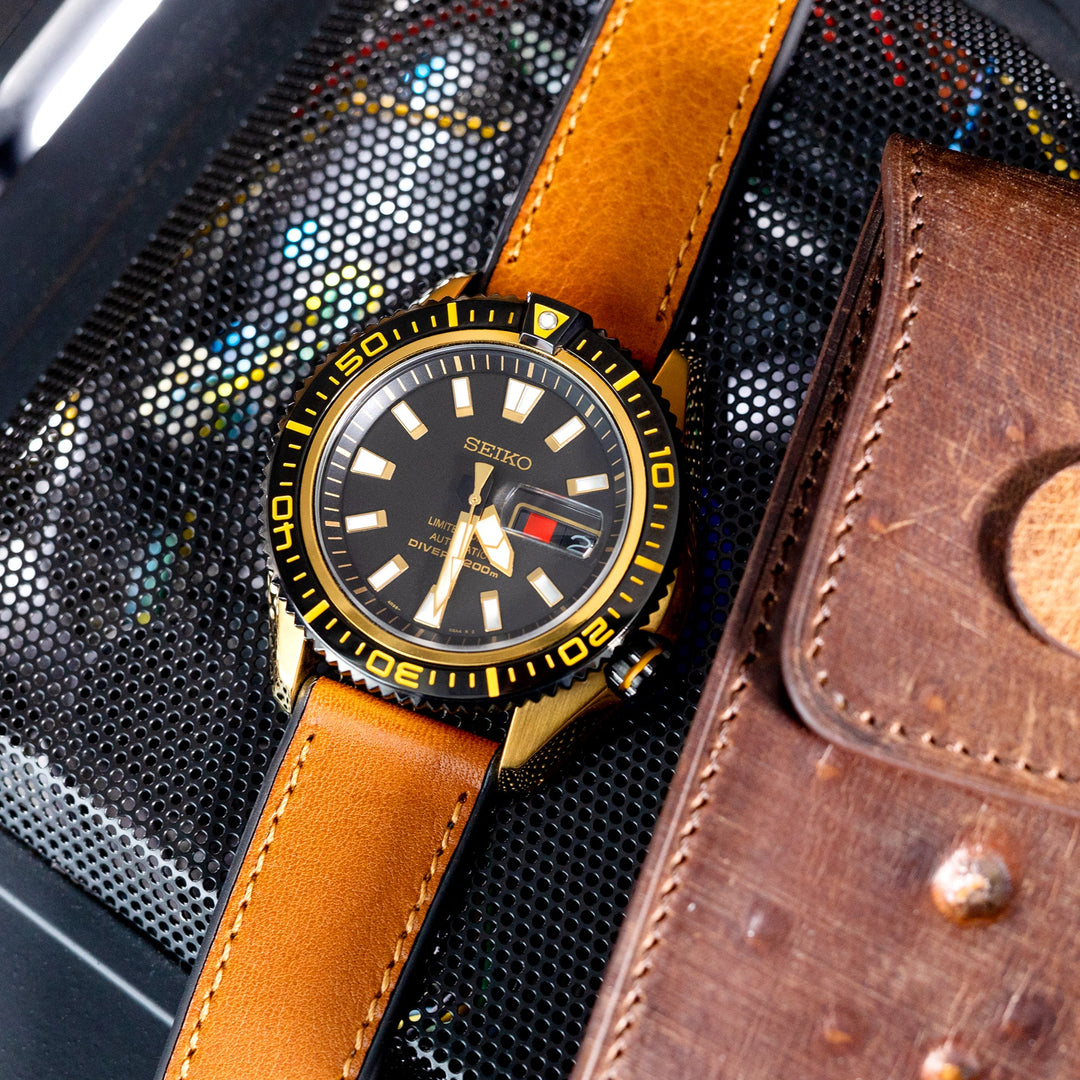 Seiko Superior Limited Edition Stargate II SRP510 Gold Tone Diver