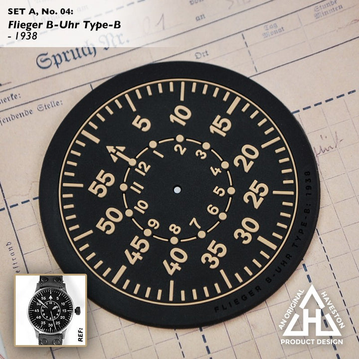 英國 HAVESTON Service Dial - Set A 軍用服務手錶錶盤 耐熱矽膠杯墊 系列套裝(四式入)