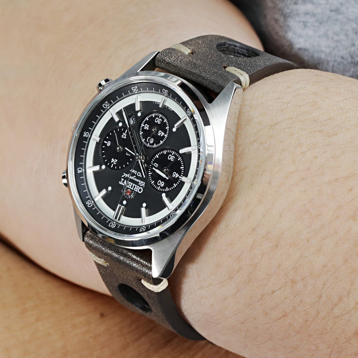 Orient Grey Panda Neo 70s Solar Chrono WV0011TX  Japan Edition