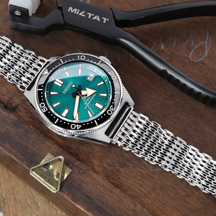 Seiko Prospex Limited Edition Sea Green SPB081J1 (SBDC059) reissue 62MAS Strapcode Watch Bands