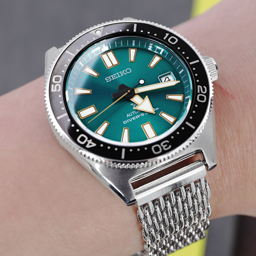 Seiko Prospex Limited Edition Sea Green SPB081J1 (SBDC059) reissue 62MAS Strapcode Watch Bands