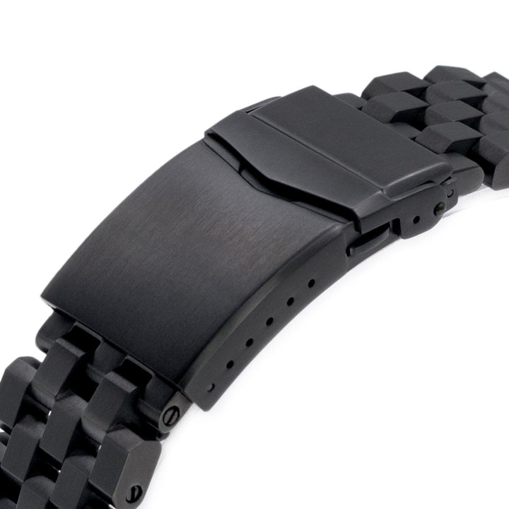 Super Engineer II Watch Band Straight End, 316L Stainless Steel Diamond-like Carbon (DLC coating) V-Clasp